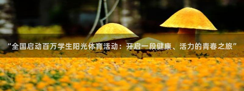 3377体育app登录入口：“全国启动百万学生阳光体育活动：开启一段健康、活力的青春之旅”